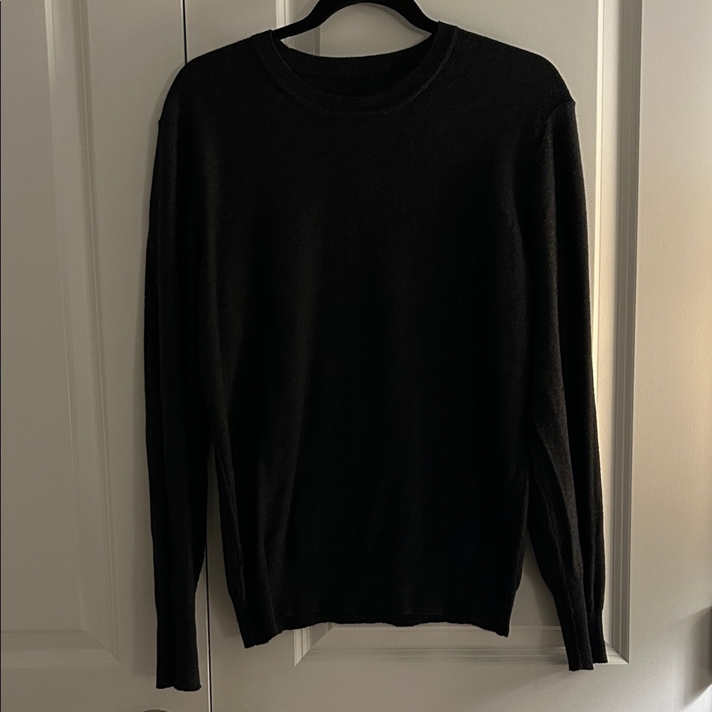 7 For All Mankind cashmere charcoal gray crewneck Sweater